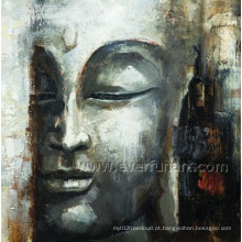 Óleo sobre tela Handmade Buddha Wall Decor (BU-022)